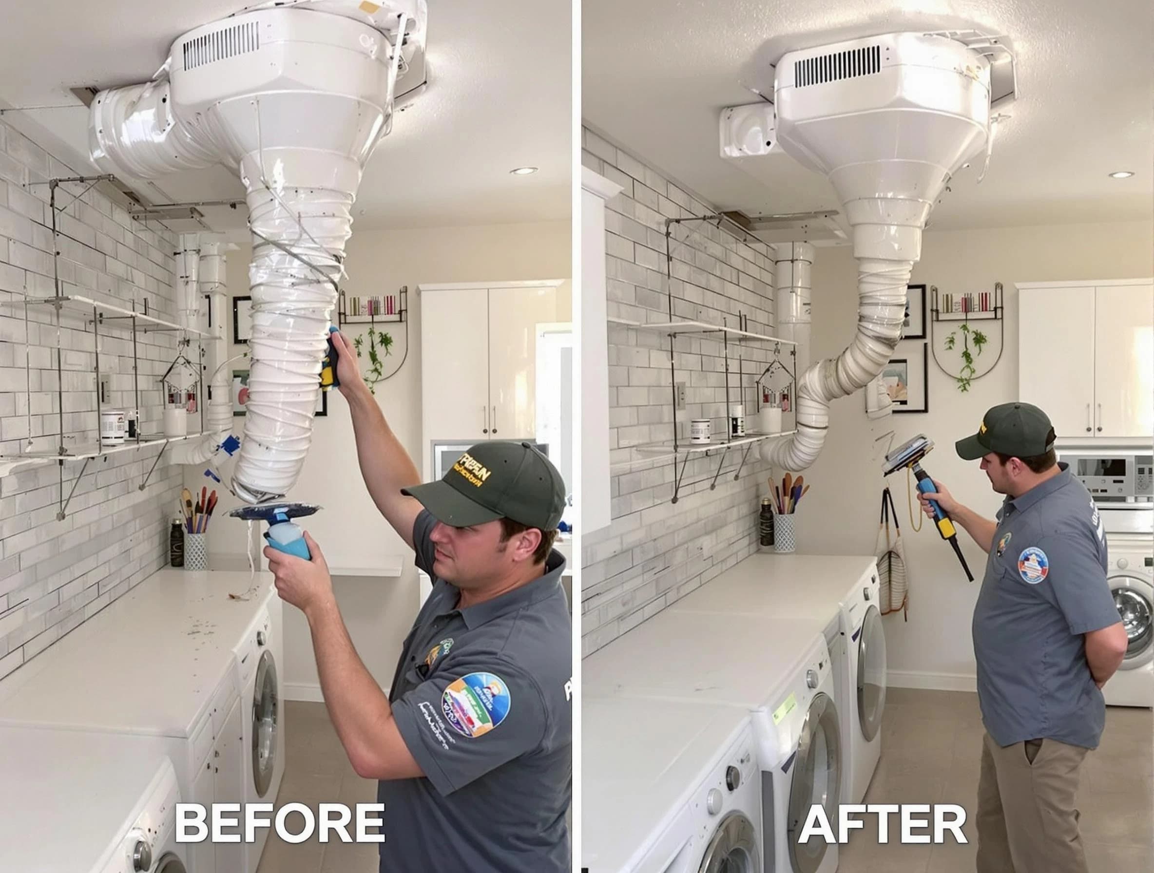Professional dryer exhaust vent cleaning by La Cienega Dryer Vent Cleaning in La Cienega