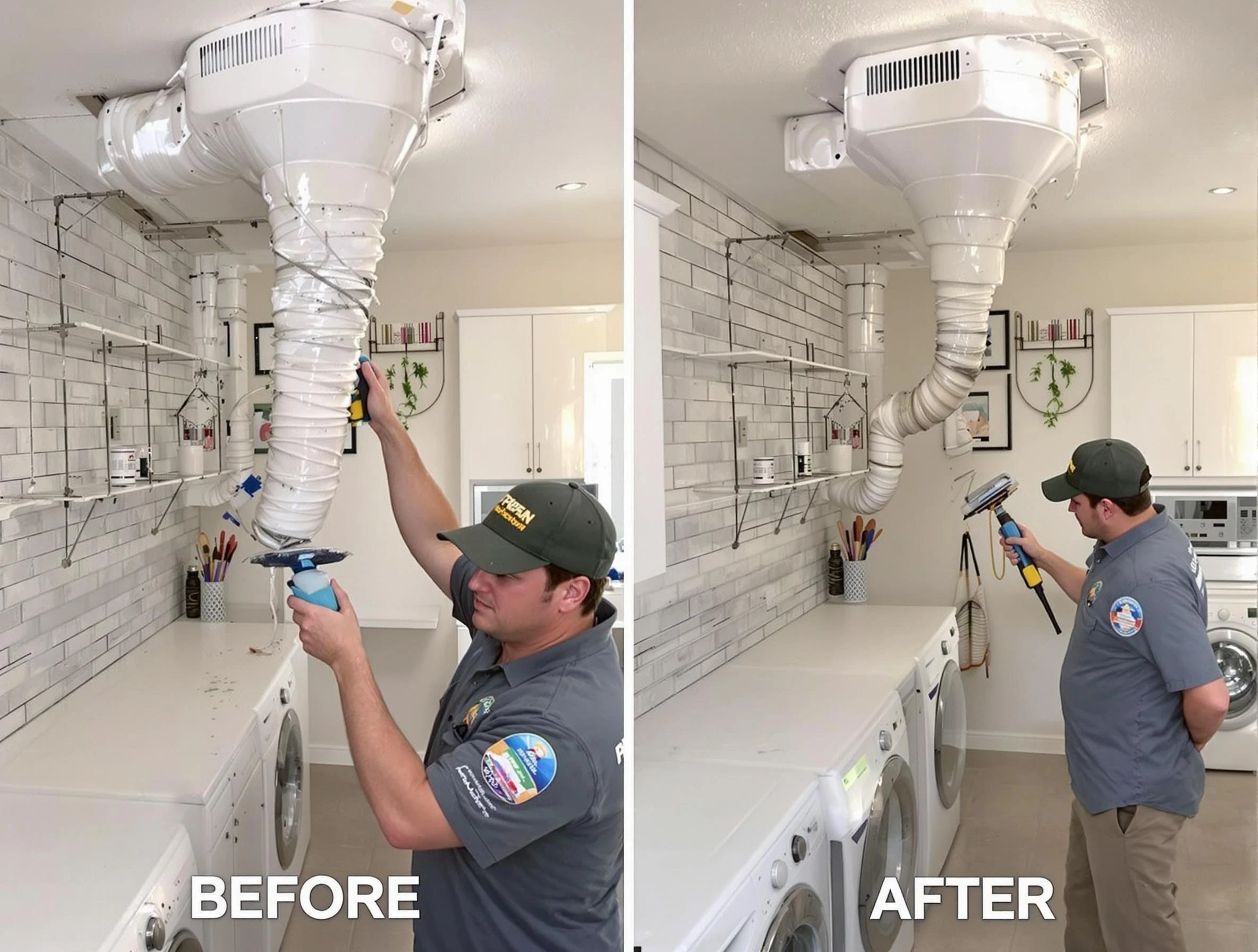 Professional dryer exhaust vent cleaning by La Cienega Dryer Vent Cleaning in La Cienega