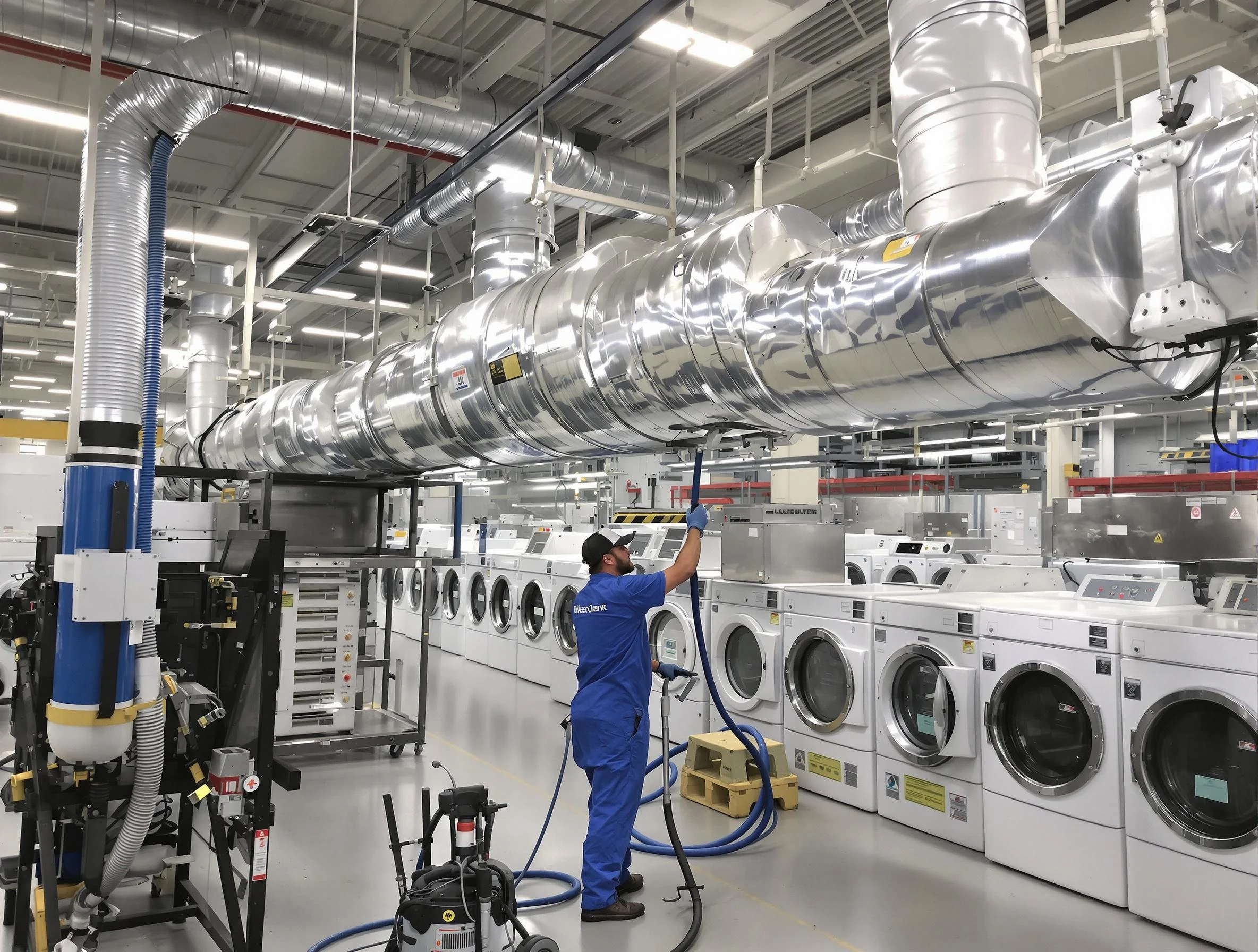 La Cienega Dryer Vent Cleaning team performing heavy-duty industrial dryer vent cleaning in La Cienega