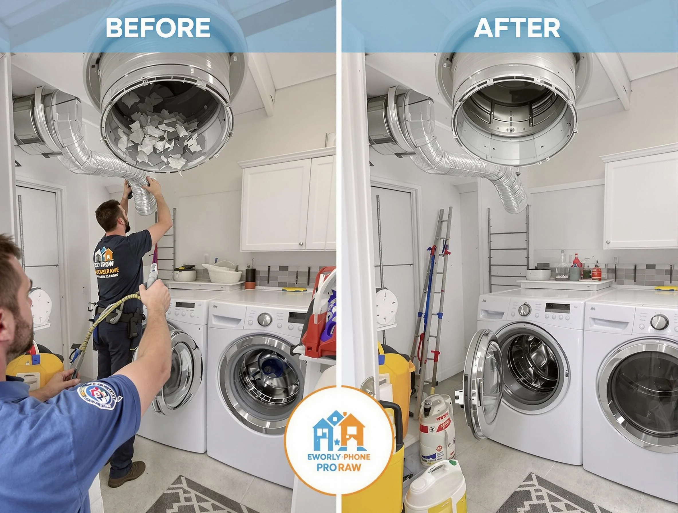 Residential dryer vent cleaning by La Cienega Dryer Vent Cleaning in La Cienega